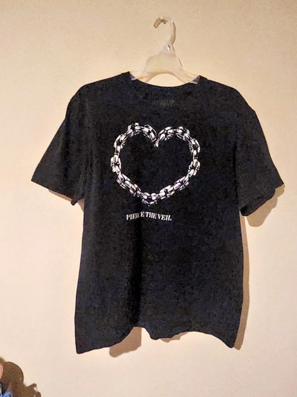 Fearless Records Pierce the Veil Graphic Tee Black & White XL